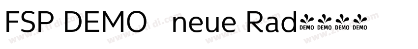 FSP DEMO   neue Rad字体转换